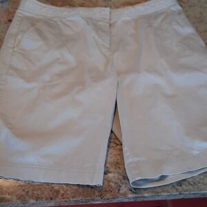 Tommy Bahama White Bermuda Shorts
